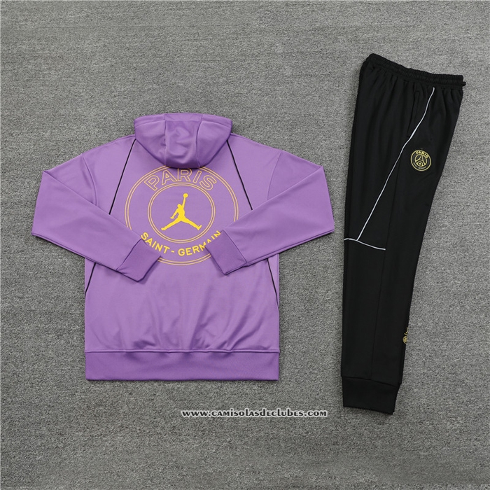 Fato de Treino Hoodie
 Paris Saint-Germain Jordan 2023 Crianca
 Purpura